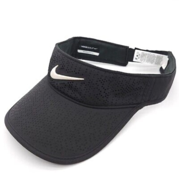 Nike Golf Strap back visor adjustable black one size fits most - Picture 1 of 7